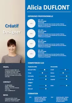 CV Créatif Design N°2