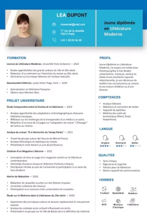 cv-sans-experience